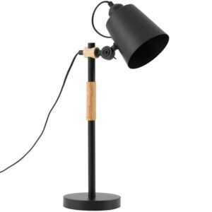 Černá kovová stolní lampa Somcasa Iria 54 cm