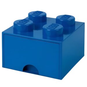 Tmavě modrý úložný box LEGO® Storage 25 x 25 cm