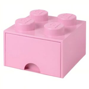 Růžový úložný box LEGO® Storage 25 x 25 cm