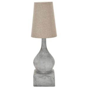 House Doctor Šedá cementová stojací lampa Sage 110 cm