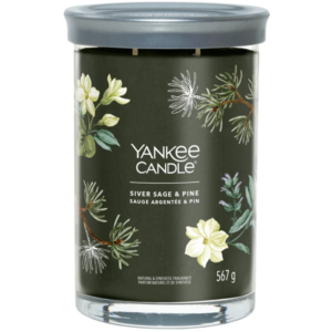 Velká vonná svíčka Yankee Candle Silver Sage & Pine Signature Tumbler