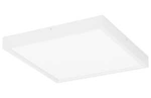 Bílé kovové stropní LED světlo Nova Luce Itos 40 x 40 cm