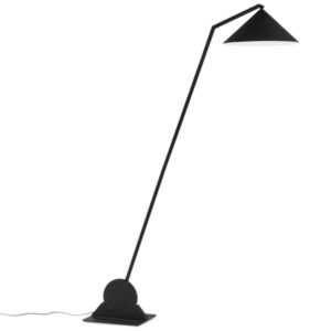 Northern Černá kovová stojací lampa Gear 190 cm