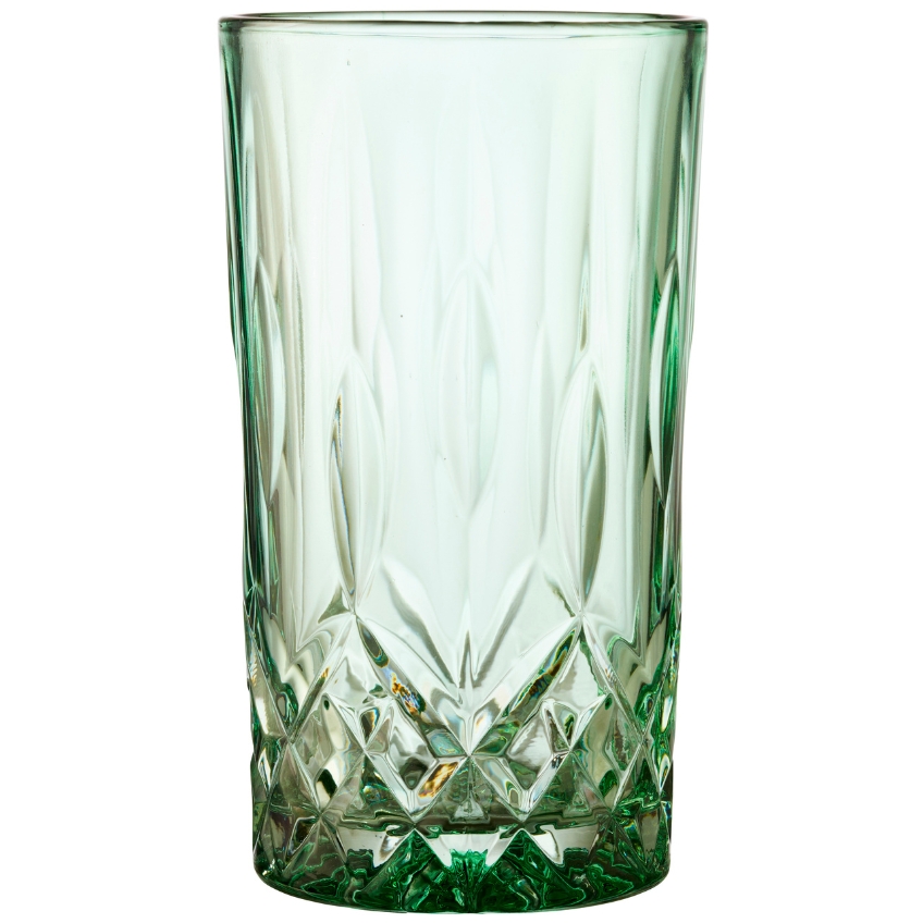 Lyngby Glas Set čtyř zelených sklenic Sorrento 380 ml